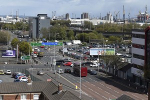 Belfast Westlink Intersection