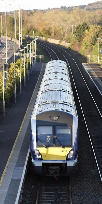 Belfast Transport - Train at Station