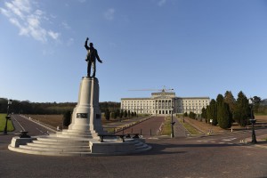 Stormont Parliament Buildings and Statue
