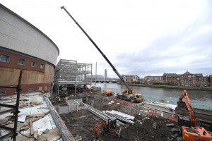 Waterfront Hall - Construction Panorama