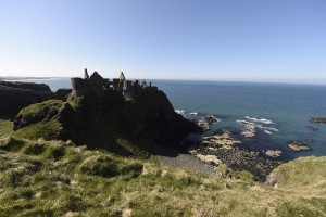 Dunluce and cliffs