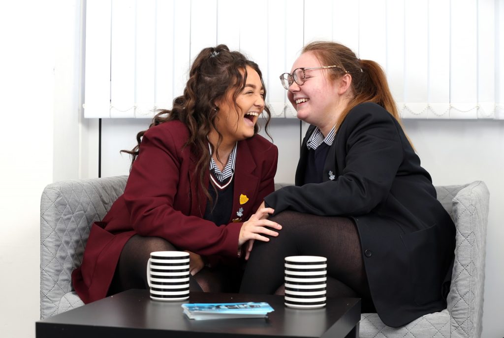 Mercy College and Belfast Girls Model schools come together as part of the CareZone in schools programme.