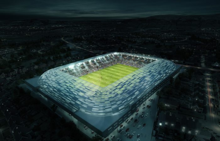 Casement Park Aerial View